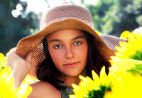 Lauren in Sunflowers